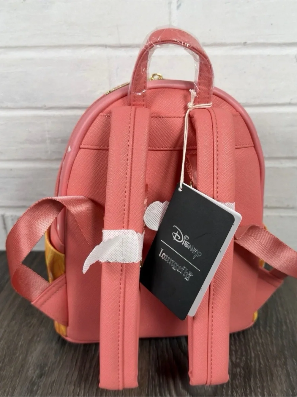Disney Loungefly Pink 'Max & Roxanne' Mini Backpack or use as purse new with tag